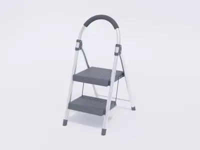 Step Ladder Low-poly 3D model get