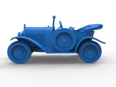 Citroen 5CV 1924 Classic Car 3D print model