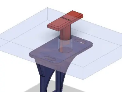 Model Railway Railroad Servo Mount Bracket plus Alignment Tool 3D print model