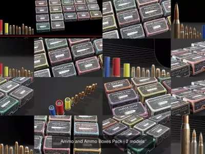Ammo and Ammo Boxes Pack
