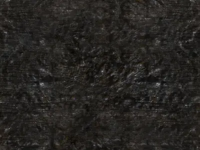 Old Metal Texture With Cube Model Low-poly 3D model