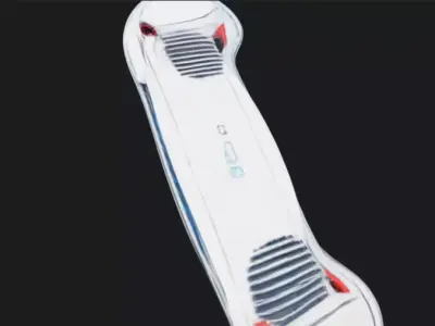 Hoverboard 3D Model 3D model purchase