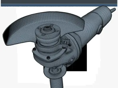 Angle Grinder Middle SM 3D model