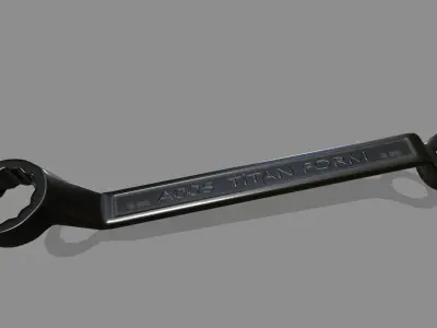 wrench Low-poly 3D model 19