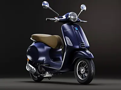 2020 Vespa Primavera 125 3D model