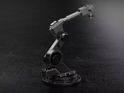 Robotic arm mechanical  3D model