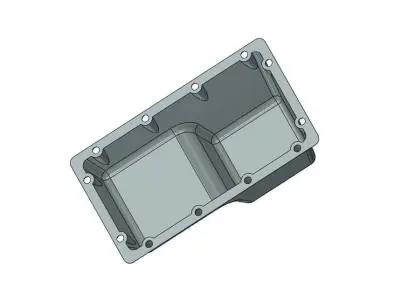 Shell piece 3D model