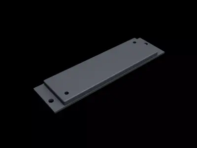 BOEING 737 OVERHEAD - BLANK RIGHT PANEL 3D print model