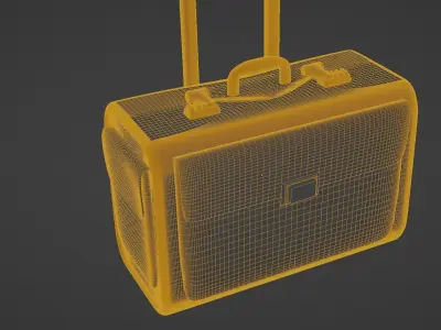 suitcase pilot luggage Free 3D model