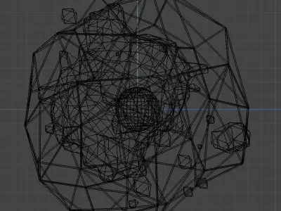 abstract core 3D model