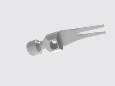 Hammer part  Free low-poly 3D model