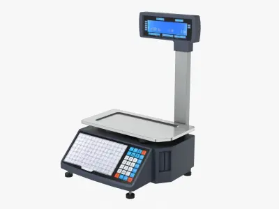 Weight Scale Low-poly 3D model