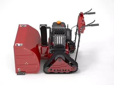 Heavy Duty Snow Blower 3D model