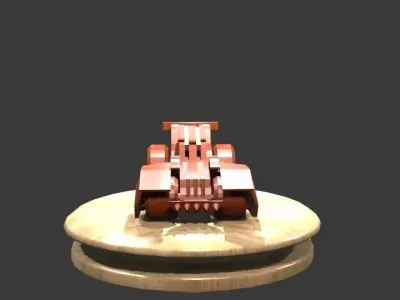 Batmobile ll toy 3d Model Free 3D print model