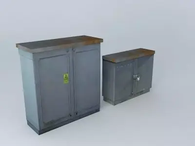 Eco Rail Track Power Box Free 3D model