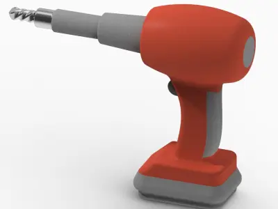 Cordless Power Drill 3D print model