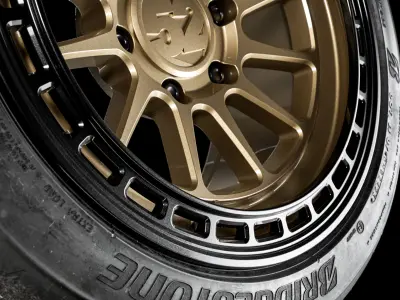 Bridgestone Potenza RE71 RS 255 40 ZR17 3D model