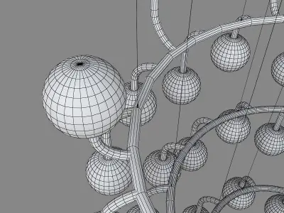 LUUM chandelier 3D model