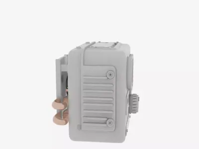 Professional 3D Bank Vault Humidity Control Unit Precision Gauge 3D model