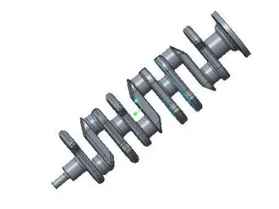 Crank shaft 3D model order