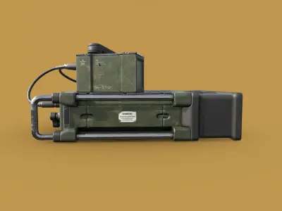 Military Radio Free 3D model