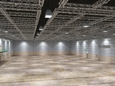 Exhibition Hall interior 8 3D model