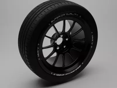 Cosmis GAIA MMX V Wheel 3D model