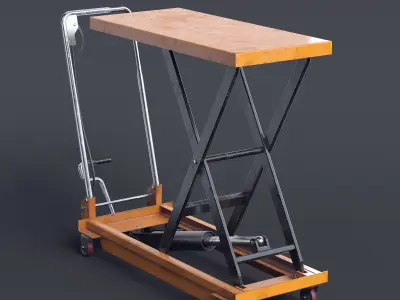 Scissor Lift Table II 3D model