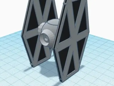Tie Fighter Imperial Age   3D print model
