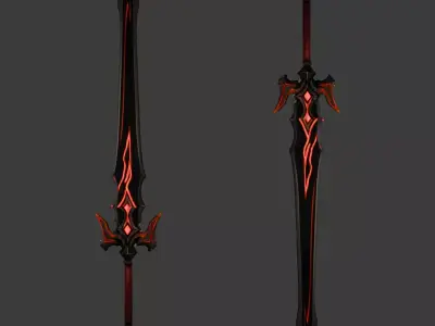 Demon Blood Sword 3D model