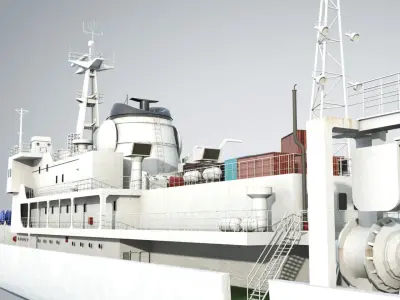 Researchb Servey Vessel 3D model