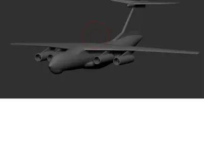 ilyushin 76 aircraft 3D print model