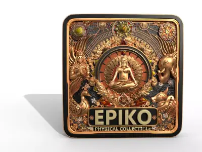 GodBadgeReplacableName 3D print model