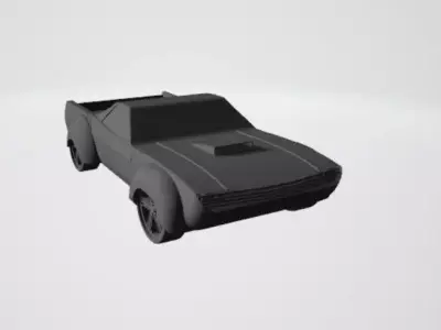 gangster car Free 3D print model