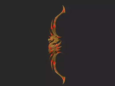 Dragon Decade Weapons Low-poly 3D model