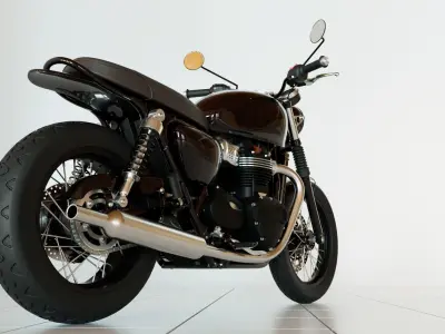 Triumph T100 bonneville Custom 3D model