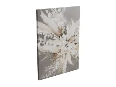 Light Leaves 1 Canvas Giclee Low-poly 3D model