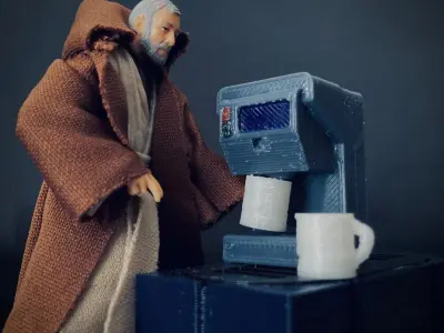 Custom Sci Fi Coffee Machine 3D print model