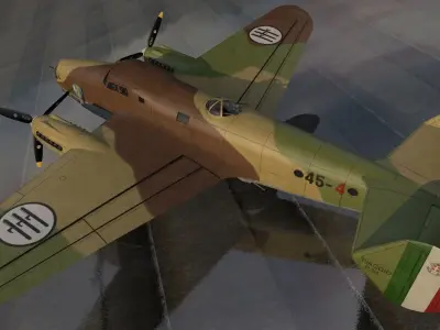 Piaggio P-32 3D model