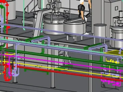 PIPING CONEXIONS SERVICES Free 3D model