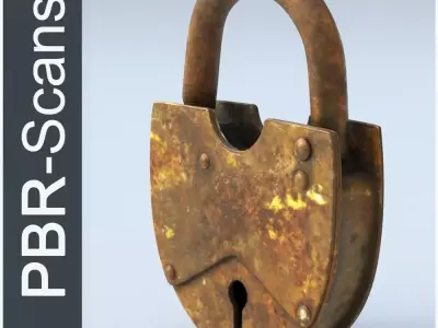 Lock High Poly 3D model