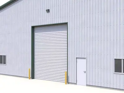 Industrial Building 57 Low-poly 3D model