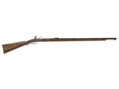 Rifle Springfield 1842 Low-poly 3D model