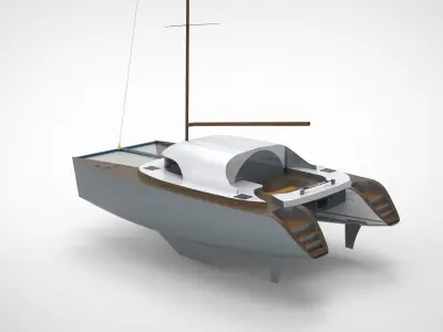 Lagoon Catamaran 3D model