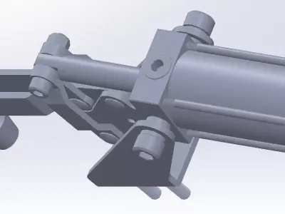 GPP-1207-ULO hydraulic cylinder Free 3D model
