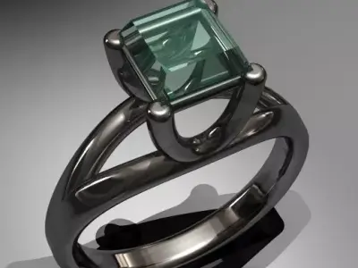 Rendering Anello B Free 3D model buy
