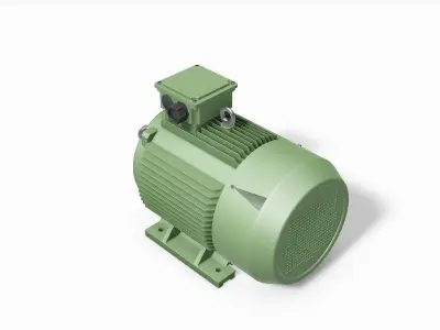 225S B3 Top IEC electric motor - 3D CAD model 3D model