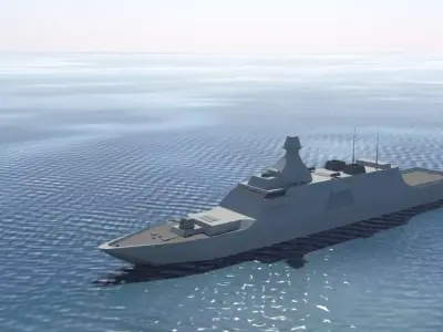 Stealth Frigate Low-poly 3D model purchase