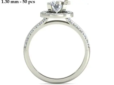 Wedding Ring  3D print model 154