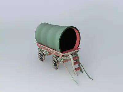 Romany Caravan BowTop Style Free 3D model